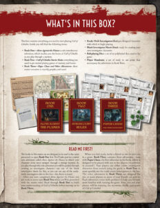 Call of Cthulhu Starter Set sample page