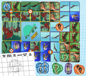 Wild Kratts Endangered Species Game sample setup