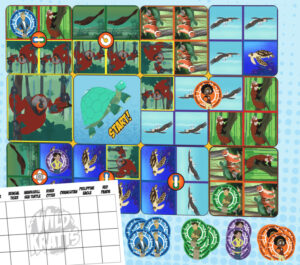 Wild Kratts Endangered Species Game sample setup