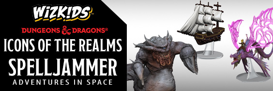 D&D Icons of the Realms: Spelljammer Adventures in Space & Ship-Scale Minis — WizKids