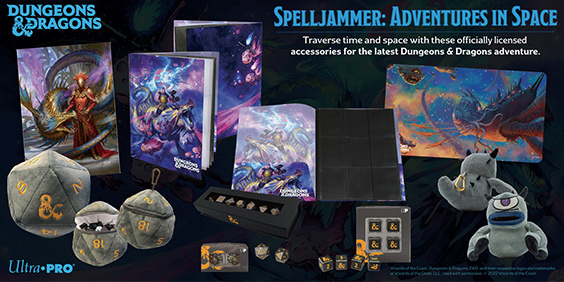 D&D Spelljammer Character Folios, Playmats, & Other Accessories — Ultra•PRO