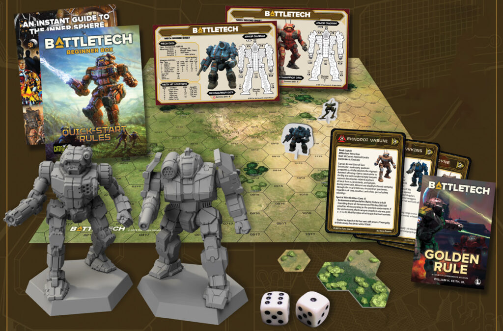 BattleTech: Beginner Box components