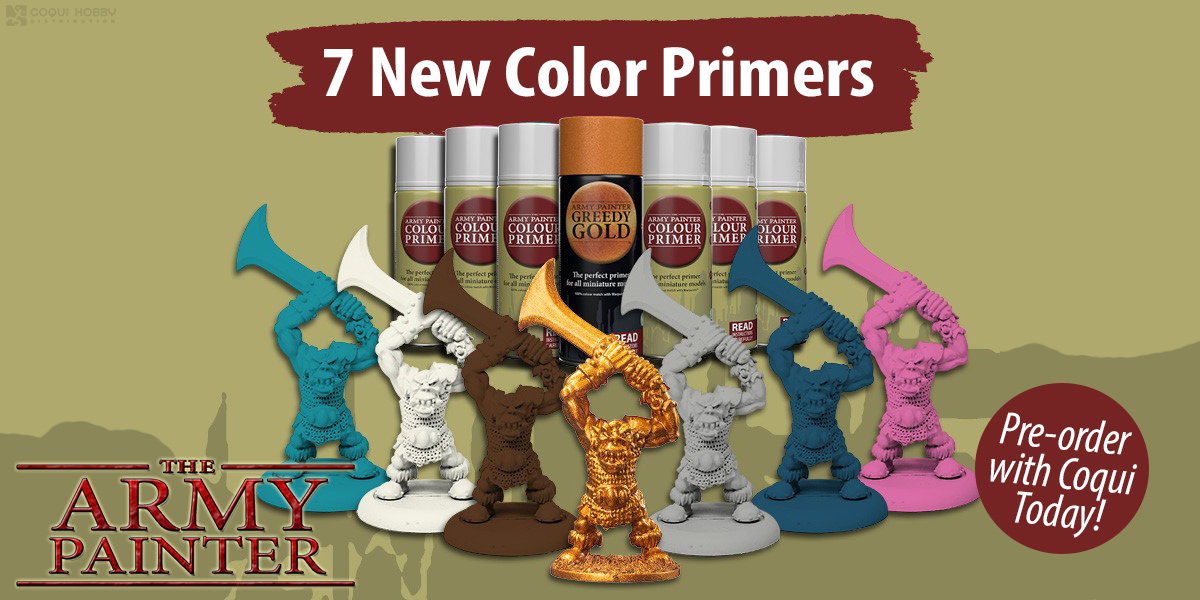 Seven New Color Primers — The Army Painter