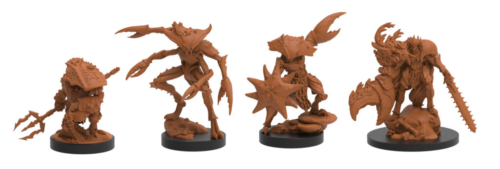 Epic Encounters: Island of the Crab Archon sample minis
