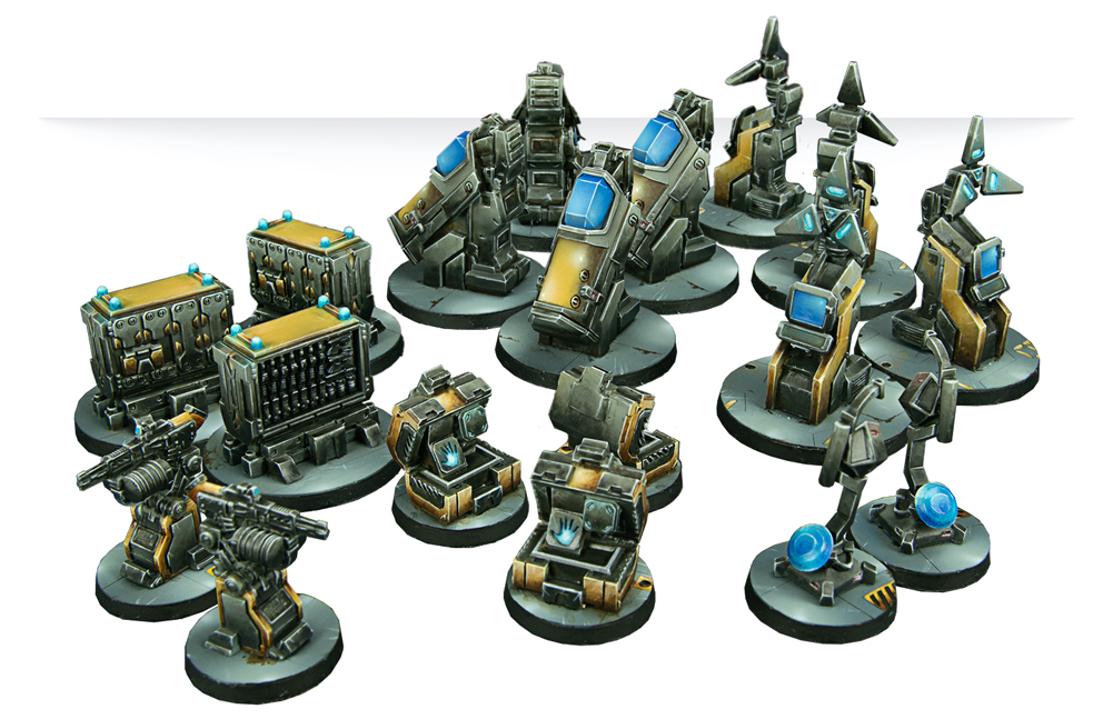 Infinity: ITS Objectives Pack Alpha miniatures