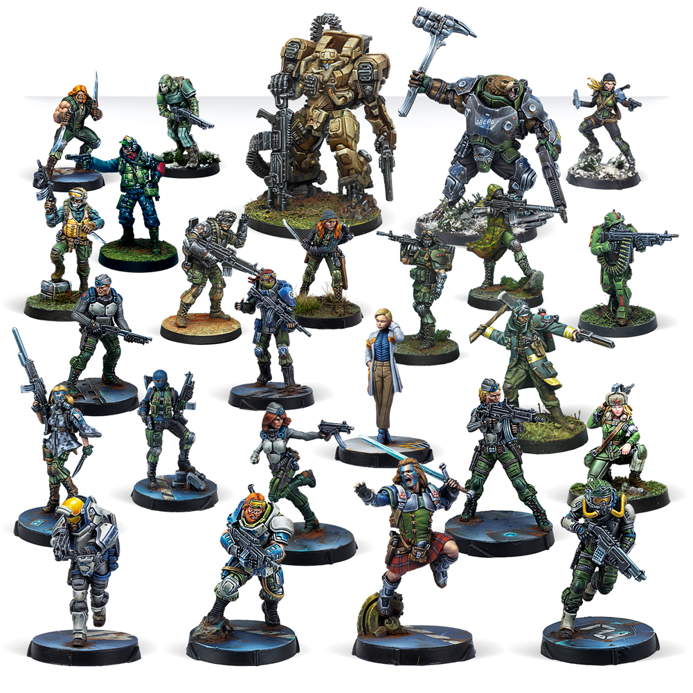 Infinity CodeOne: Ariadna Collection Pack miniatures