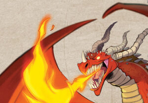 Castle Panic dragon art