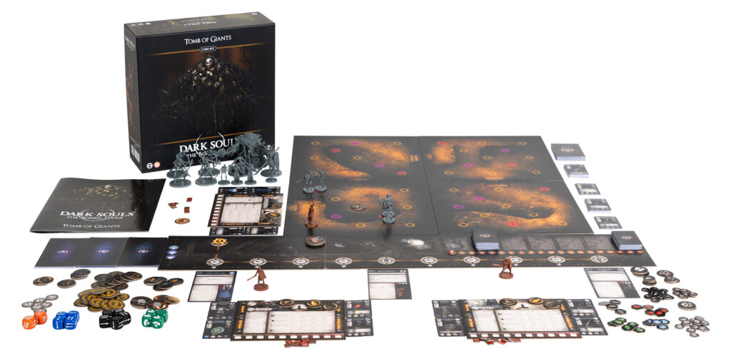 Dark Souls: The Board Game, Tomb of Giants setup