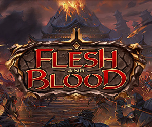 Flesh and Blood logo feature