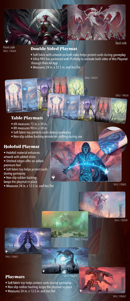 Magic: The Gathering, Phyrexia: All Will Be One Ultra•PRO playmats