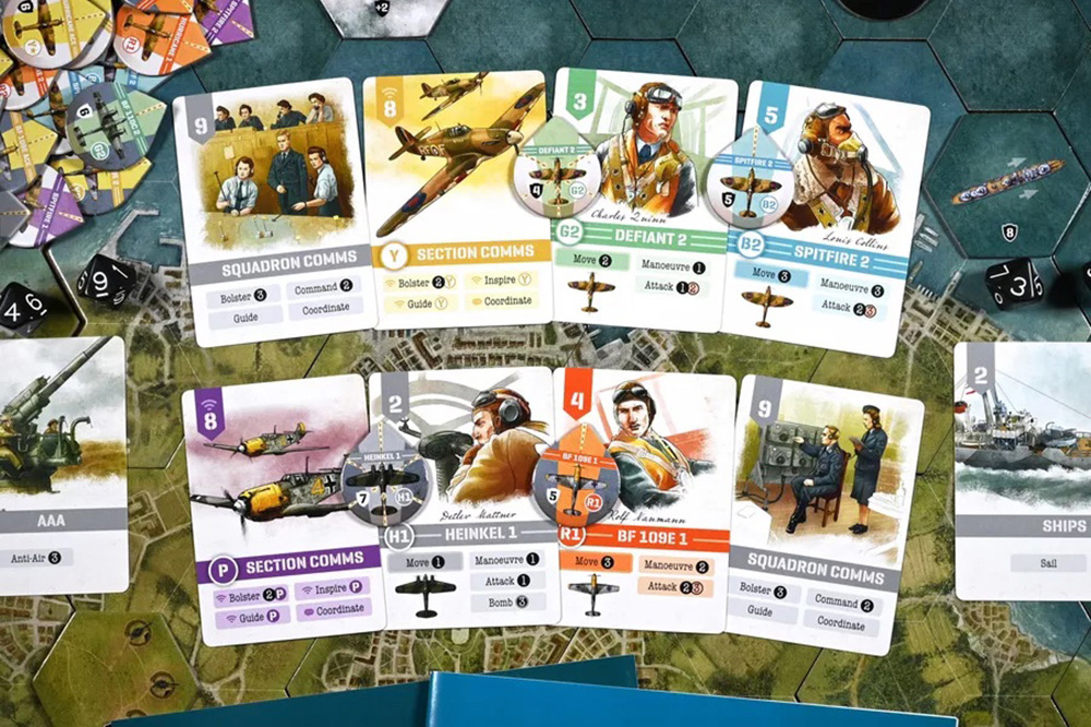 Undaunted: Battle of Britain components sample
