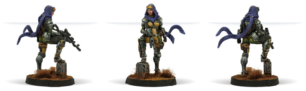 Infinity CodeOne: Haqqislam — Yara Haddad (AP Marksman Rifle) miniatures