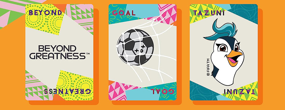 Taco Cat Goat Cheese Pizza: 2023 FIFA Women’s World Cup Edition cards sample