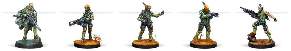 Infinity: Druze Shock Teams miniatures