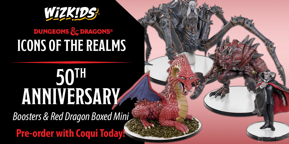 D&D Icons of the Realms: 50th Anniversary — WizKids • Coqui