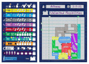 Blueprints of Mad King Ludwig sheets sample