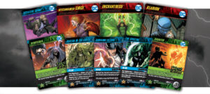 DC Comics Deck Building Game: Justice League Dark Expansion, cards sample