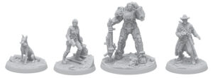 Fallout: Miniatures- Hollywood Heroes miniatures