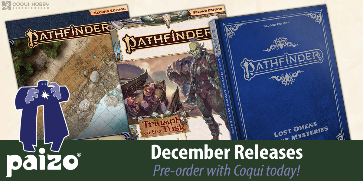 Pathfinder: Divine Mysteries SE, Destroyer’s Doom, & Coastline Flip-Mat — Paizo