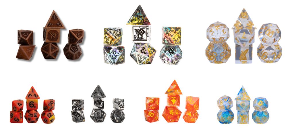 The Yawning Portal sample dice