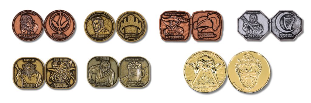 The Yawning Portal sample coins