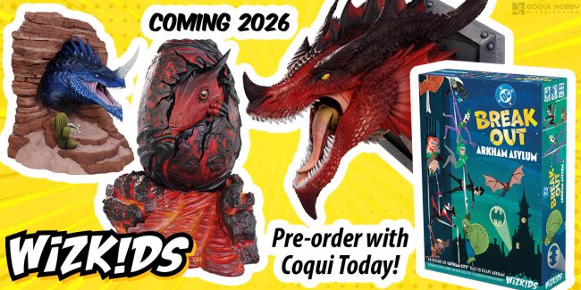 Coqui_WZK_Q126_WebSlider Red Dragon Trophy Plaque, Red Dragon Egg & More! — WizKids