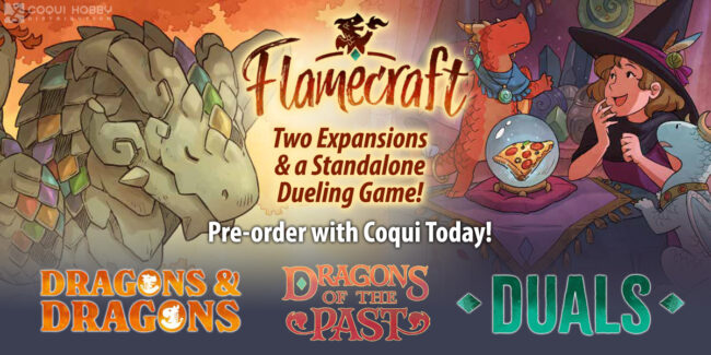 Coqui_CardboardAlchemy_WebSlider Flamecraft: Dragons & Dragons, Dragons of the Past & Duals — Cardboard Alchemy