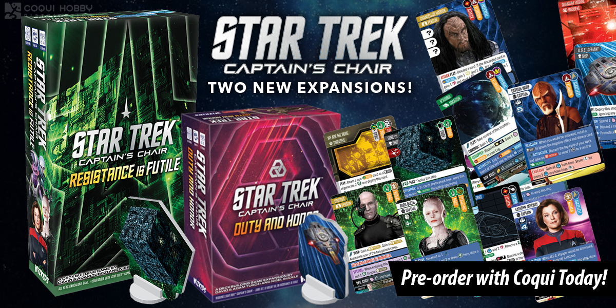 Star Trek: Captain’s Chair | Resistance Is Futile & Duty and Honor — WizKids