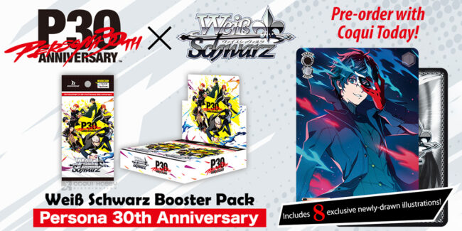 Coqui_WS_Persona30th_WebSlider Weiss Schwarz: Persona 30th Anniversary — Bushiroad