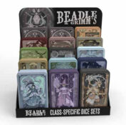 RPG Class Dice Set Tin Display