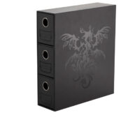 Dragon Shield: Fortress Card Drawers- Black, closed