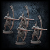 Dark Souls RPG Minis: Silver Knight Greatbowmen