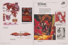 Dragon Delves sample spread 1: Red Dragons