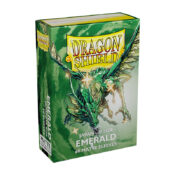 Dragon Shield Sleeves: Japanese Matte- Emerald (60 ct.) box
