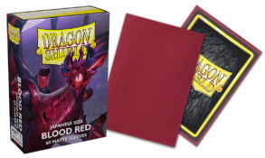 Dragon Shield Blood Red sleeves, Japanese