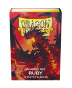 Dragon Shield Sleeves: Japanese Ruby Matte