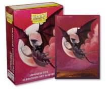 Dragon Shield Japanese-Size Sleeves: Brushed “Valentine 2024” Art, Limited Edition (60 ct.)