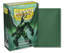 Dragon Shield Japanese-Size Sleeves: DUAL- Matte Green/Power (60 ct.)
