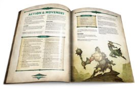 Dragonbane RPG: Rulebook sample page spread 2