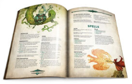Dragonbane RPG: Rulebook sample page spread 3
