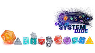 Solar System Dice in order