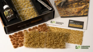 Gamers Grass Tufts: Tufts Starter Box- Dry Grass, sample photo 1