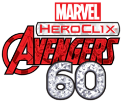 HeroClix Marvel Avengers 60th Anniversary logo