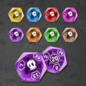 Heroes of Barcadia: Enhanced Dice Set