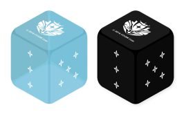 Hololive OCG: Dice Set- Light Blue & Black