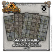 Iron Kingdoms: Requiem Gridded Battle Tiles: Corvis City Streets