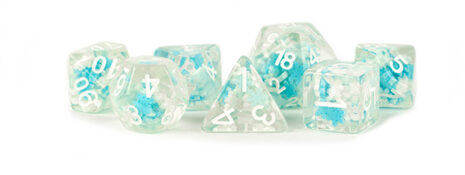 16mm Resin Poly Set: Snowflake Dice