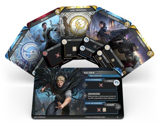 Mistborn: The Deckbuilding Game sample cards