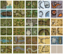 Big Book of Battle Mats- Wrecks & Ruins - contents