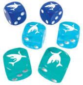 Shark d6 Dice Set